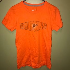 NIKE Dolphin’s Orange T-shirt Sz M